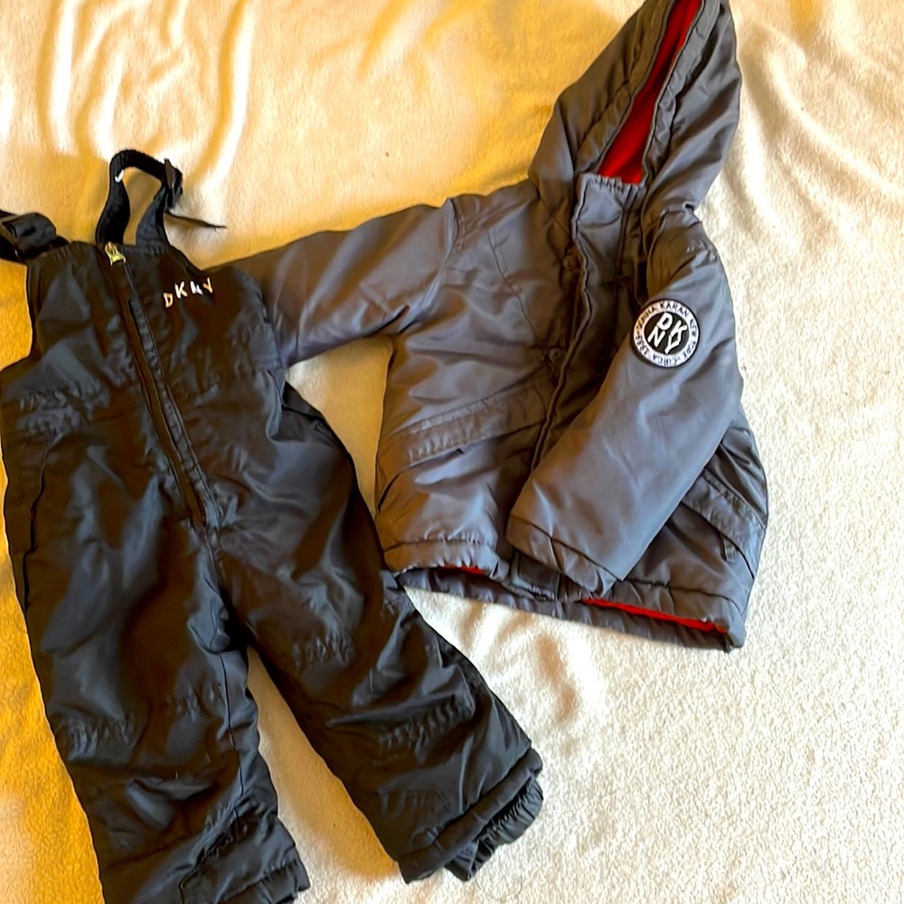 Time to get baby warm matching jacket with the snow pants
